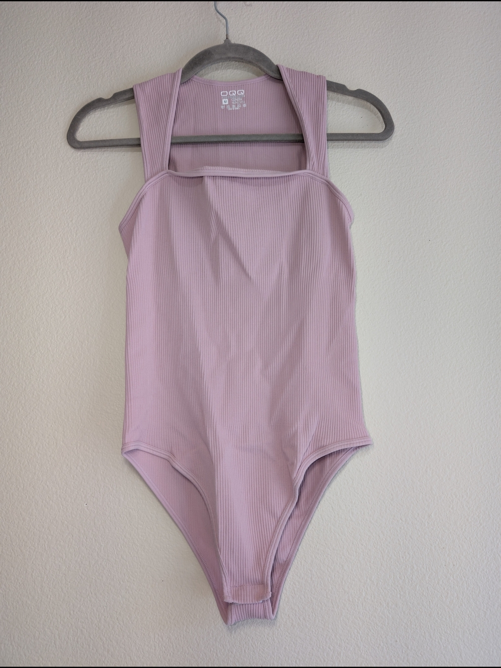 OQQ Ribbed One-Piece Bodysuit Size Medium